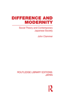 Difference and Modernity 0415593352 Book Cover
