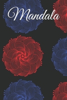 Mandala: Dot Grid Journal or Notebook (6x9 inches) with 120 Pages Memo Pad Notizbuch 1695416902 Book Cover