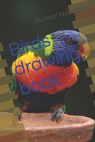 Birds drawing book B09SFJBBDS Book Cover