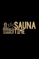 Sauna time: 6x9 Sauna lined ruled paper notebook notes 167330589X Book Cover