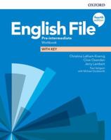 English File: 4th Edition Pre-Intermediate. Workbook with Key 0194037681 Book Cover