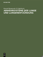 Abwehrsysteme der Lunge und Lungenentzündung 3110126087 Book Cover