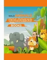 Popular Wild Animals Coloring Books: Jungle Animals Colorful Design B08KH2H9VX Book Cover