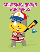 Coloring Books For Girls: Coloring Pages with Adorable Animal Designs, Creative Art Activities for Children, kids and Adults 1678823910 Book Cover