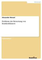 Probleme der Bewertung von Krankenhäusern 3867467102 Book Cover