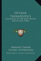 Ocular Therapeutics According to the Most Recent Discoveries 1166991679 Book Cover