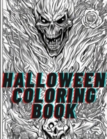 halloween coloring book: for ages teen to adult B0CFZ9DGSJ Book Cover