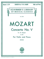 CONCERTO NO5 A MAJOR VIOLIN PIANO 1458426513 Book Cover