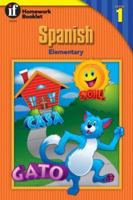 Spanish Homework Booklet, Elementary, Level 1 0880129859 Book Cover