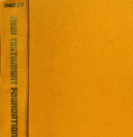 New Testament Foundations, Vol. 1 0853644101 Book Cover