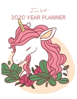 I Can Do It 2020 Year Planner: Unicorn Is Real Dream Come True Unicorn Kawaii Unicorn Monthly and Yearly Planner Blank Lined Themed Year Planner ... 110 Pages for Learning Professional Business 1674643624 Book Cover