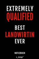 Notizbuch f�r Landwirte / Landwirt / Landwirtin: Originelle Geschenk-Idee [120 Seiten liniertes blanko Papier] 1691107808 Book Cover