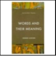 Words and Their Meaning 0582291542 Book Cover