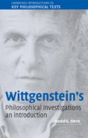 Wittgenstein's Philosophical Investigations: An Introduction B007CJHBJK Book Cover
