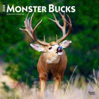 Monster Bucks 2025 12 X 24 Inch Monthly Square Wall Calendar Plastic-Free 1975477448 Book Cover
