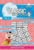 Classic Sudoku - very easy, vol. 8: grids 9x9 B08HGRW96Z Book Cover