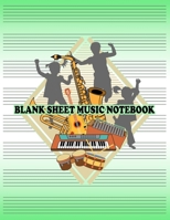 Blank Music Sheets: Music Composition Notebook; Great Gift for Kids, Music Lovers, Beginners; 160 pages of 8.5" x 11" Staff Paper 1694894967 Book Cover