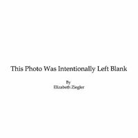 This Photo Was Intentionally Left Blank 0615338887 Book Cover