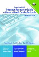 Internet Resource Guide for Nurses and Health Care Professionals (3rd Edition) 0131512552 Book Cover