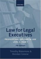 Law for Legal Executives 019926838X Book Cover