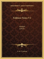 Folklore Notes V2: Konkan 0548806365 Book Cover