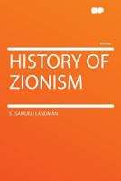 History of Zionism 1290138451 Book Cover