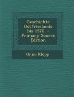 Geschichte Ostfrieslands Volume 1 1018196048 Book Cover