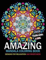 Amazing Mandalas Adult Coloring Book 1544655452 Book Cover