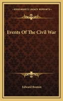 Events Of The Civil War 1163758167 Book Cover