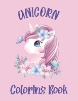 Unicorn Coloring Book: 50 Unicorn Coloring Pages B08PM7C3JH Book Cover