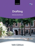 Drafting. City Law School, City University, London 0199657335 Book Cover