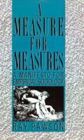 Measure for Measure: Manifesto 0415026598 Book Cover