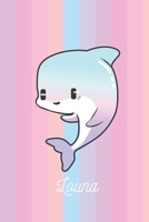 Louna: Dauphin: Personalis� Carnet De Notes Cadeau Lign� Pour Les Filles Et �tudiantes 1674523521 Book Cover