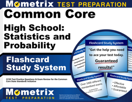 Common Core High School: Statistics and Probability Flashcard Study System: CCSS Test Practice Questions & Exam Review for the Common Core State Standards Initiative (Cards) 1621208826 Book Cover
