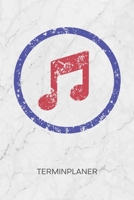 TERMINPLANER: Instrument Spieler Kalender Instrumentalmusik Terminkalender - Notenschlüssel Wochenplaner Retro Musik Wochenplanung Party Taschenkalender Songs To-Do Liste Termine (German Edition) 1672511968 Book Cover