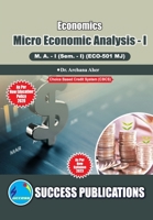Micro Economic Analysis I, First Year, M.A, Sem-I-English 8119180674 Book Cover