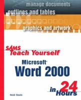 Sams Teach Yourself Microsoft Word 2000 in 24 Hours 0672314428 Book Cover