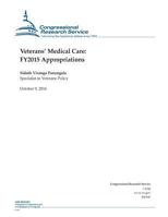 Veterans? Medical Care: FY2015 Appropriations 1502840901 Book Cover