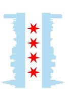 Chicago Flag Skyline 6x9 Journal 1724463721 Book Cover