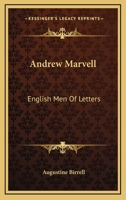 Andrew Marvell 9366380182 Book Cover