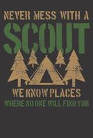 Notebook: Dot Grid Dotted 6x9 120 Pages Scout Camp Camping Tent Funny Saying Joke Leader Gift 1082217484 Book Cover