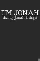 Gift Notebook: Jonah 6x9 Dot Grid 120 Pages 1711242551 Book Cover