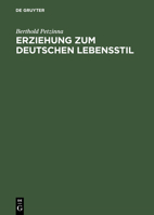 Erziehung Zum Deutschen Lebensstil 3050031913 Book Cover