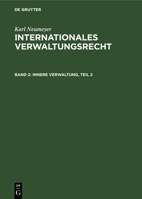 Innere Verwaltung, Teil 2 3112328418 Book Cover