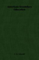 American Secondary Education 1406751383 Book Cover