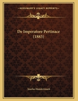 De Imperatore Pertinace (1883) 1167358112 Book Cover