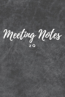 2Q Meeting Notes: Journal & Note Taking 1676478086 Book Cover
