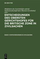 Entscheidungen in Zivilsachen 3112366131 Book Cover