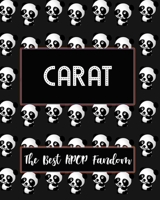 CARAT The Best KPOP Fandom: Best KPOP Gift Fans Cute Panda Monthly Planner 8x10 Book 110 Pages Book 1707936692 Book Cover