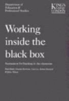 Working Inside The Black Box: Assessment For Learning In The Classroom 0708713793 Book Cover